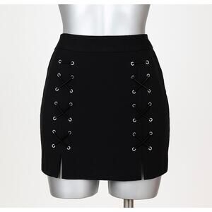 MANGOPOP Mini Faux Suede Skirt for Women High Waist Skirts